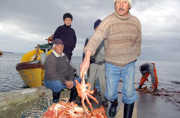 Pescadores y centollas - Ancud
