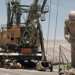 Gra y monumento en Chuquicamata