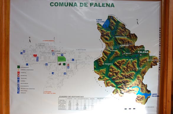 Plano de la Comuna de Palena - Alto Palena