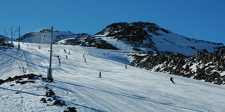 Nevados de Chilln ski runs and lifts